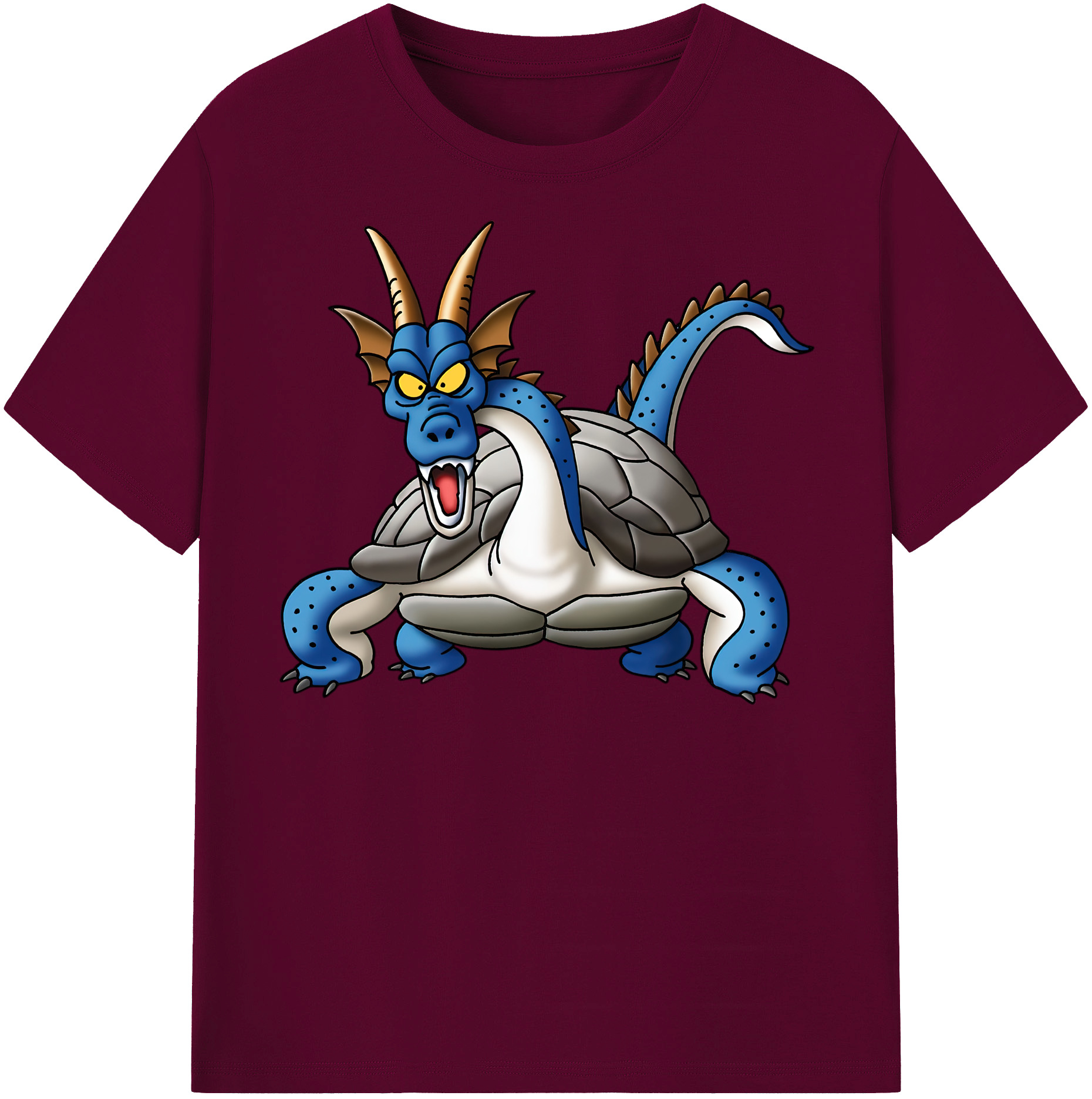 （画像用） ドラゴンクエスト Doragon Kuesuto Dragon Quest レディースカジュアルプリントTシャツ（綿100％）
